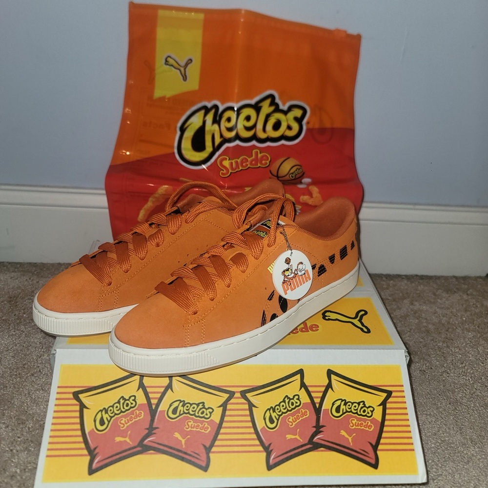 Puma Cheetos Suede Orange Sneakers